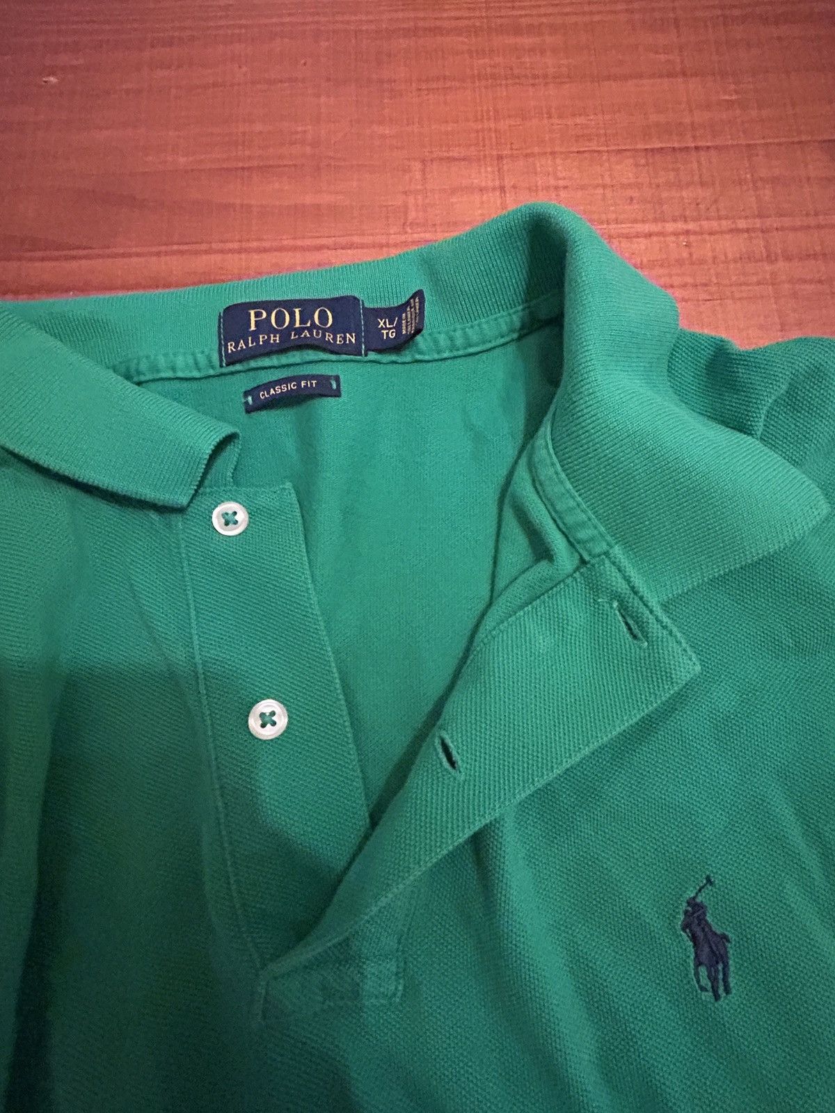 Polo Ralph Lauren Green polo shirt Size US XL / EU 56 / 4 - 4 Thumbnail