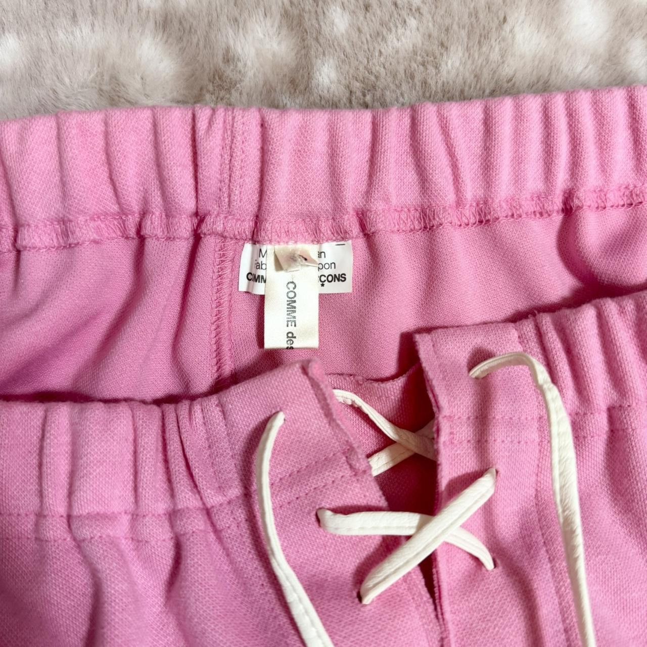 Comme des Garcons pink CDG lace up corset stretchy waist wide leg sweatpants Size 27" / US 4 / IT 40 - 1 Thumbnail