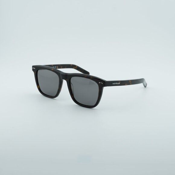 Montblanc Montblanc MB0226S 007 Sunglasses Havana Square Frame Size ONE SIZE - 7 Thumbnail