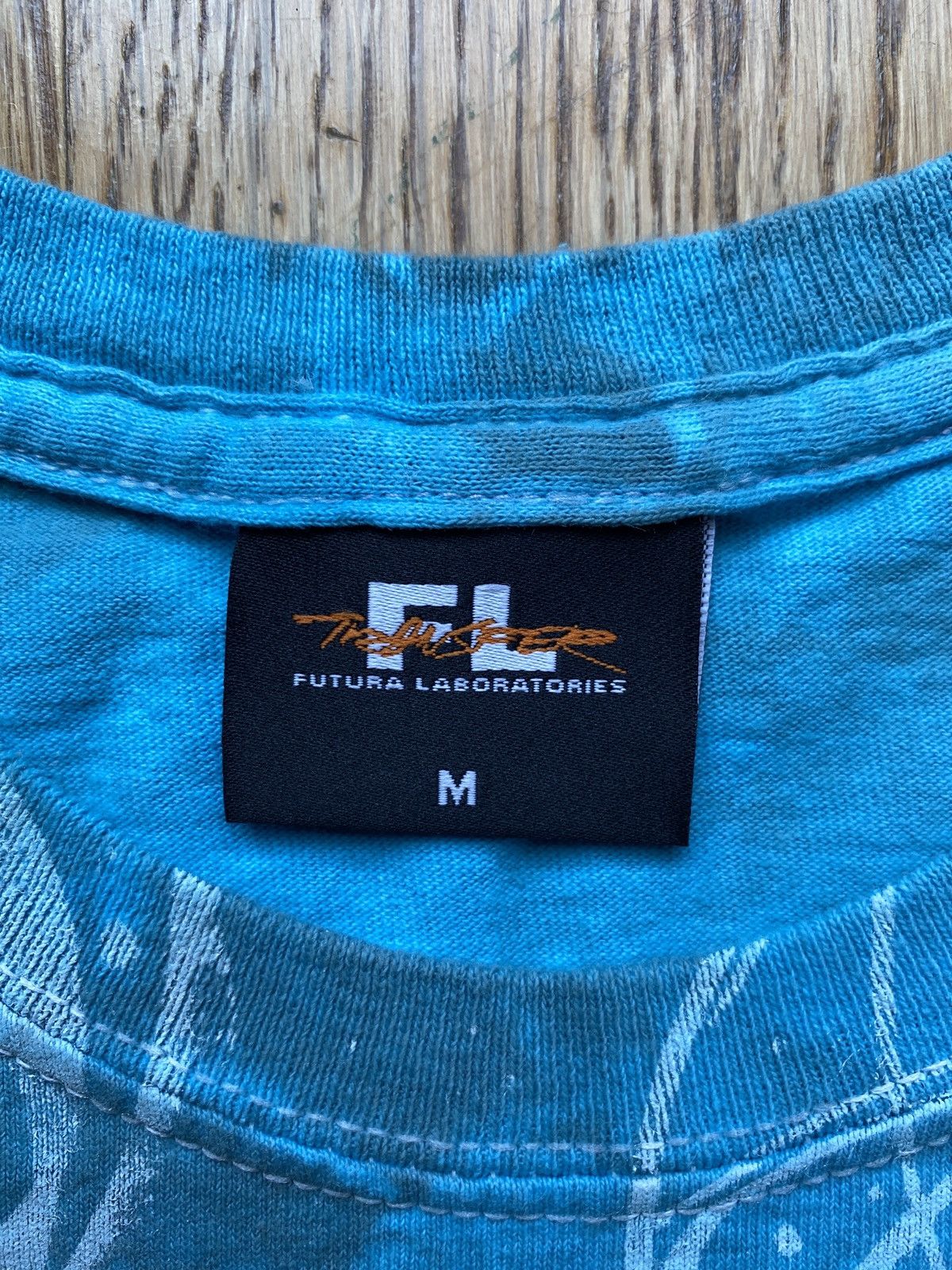 Futura Futura Labs Transfer Blue Tie Dye Tee ntwork Sz M Size US M / EU 48-50 / 2 - 7 Thumbnail