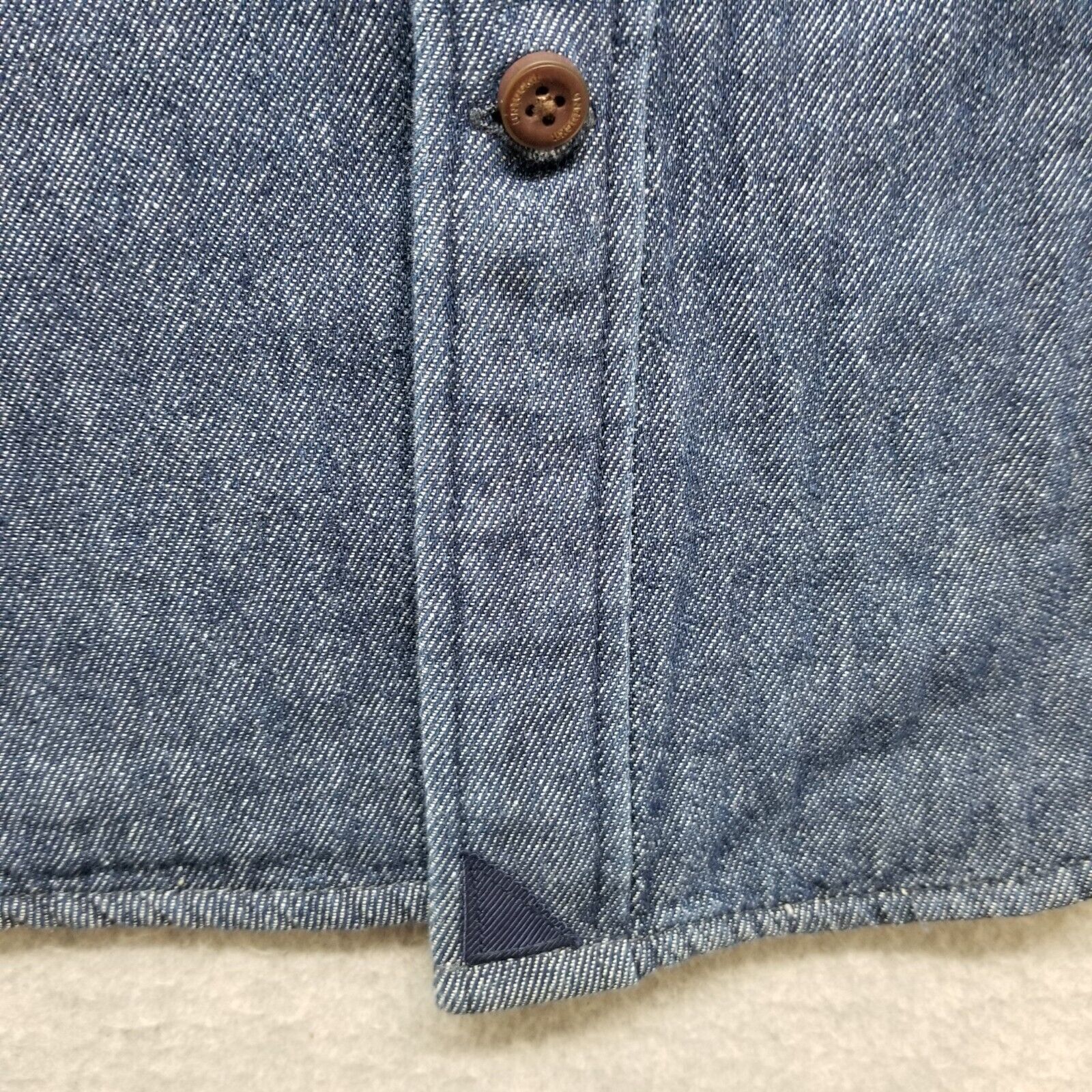 UNTUCKit UNTUCKit Shirt Mens Large Blue Button Up Long Sleeve Cotton Size US L / EU 52-54 / 3 - 6 Thumbnail