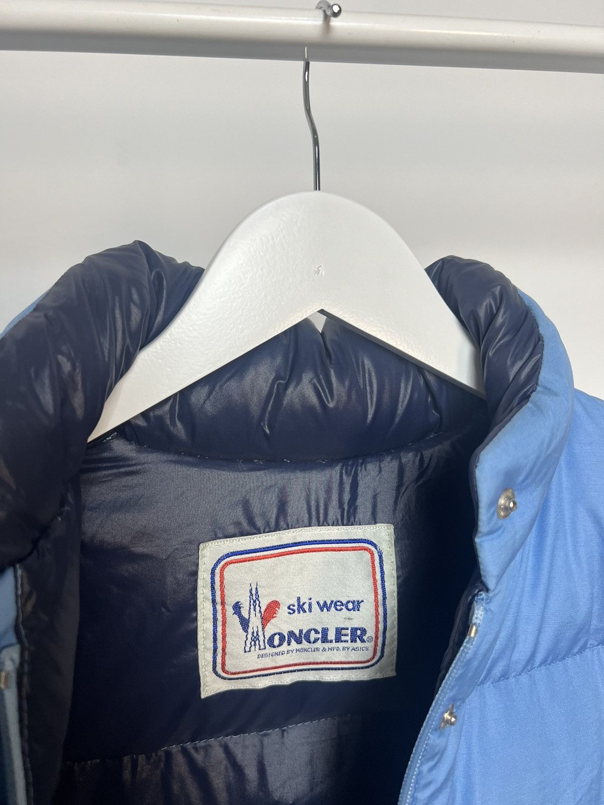 Moncler Vintage Moncler Puffer Light Blue Down Jacket Size US M / EU 48-50 / 2 - 6 Thumbnail