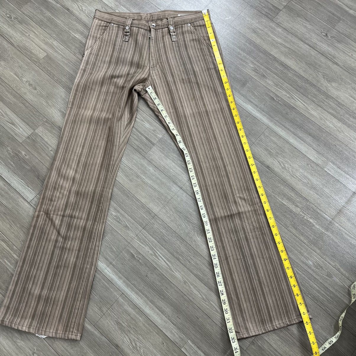 semanticdesign 2000s Semanticdesign Studded Striped Lgb Style Flared Jeans Size US 31 - 22 Thumbnail