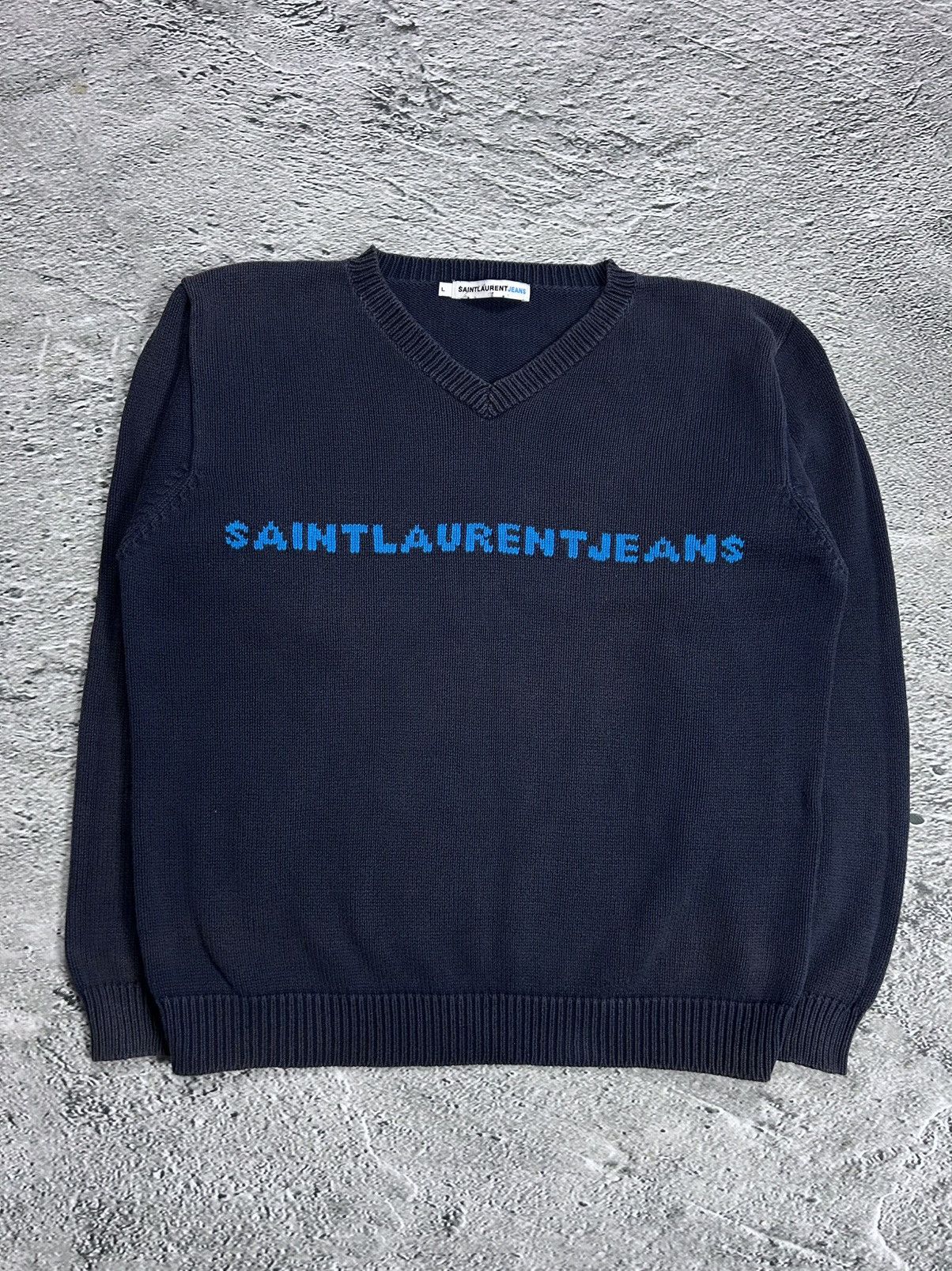 Vintage Yves Saint Laurent YSL Authentic Cotton Knit Sweater