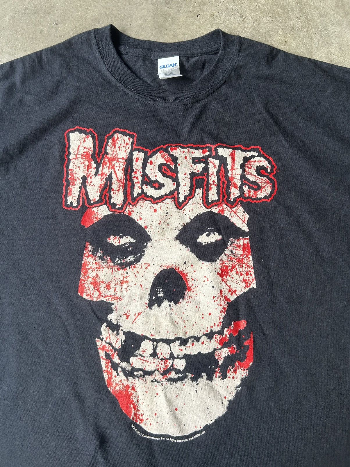 Band Tees Y2K Misfits Big Face Logo Shirt Size US XL / EU 56 / 4 - 4 Thumbnail