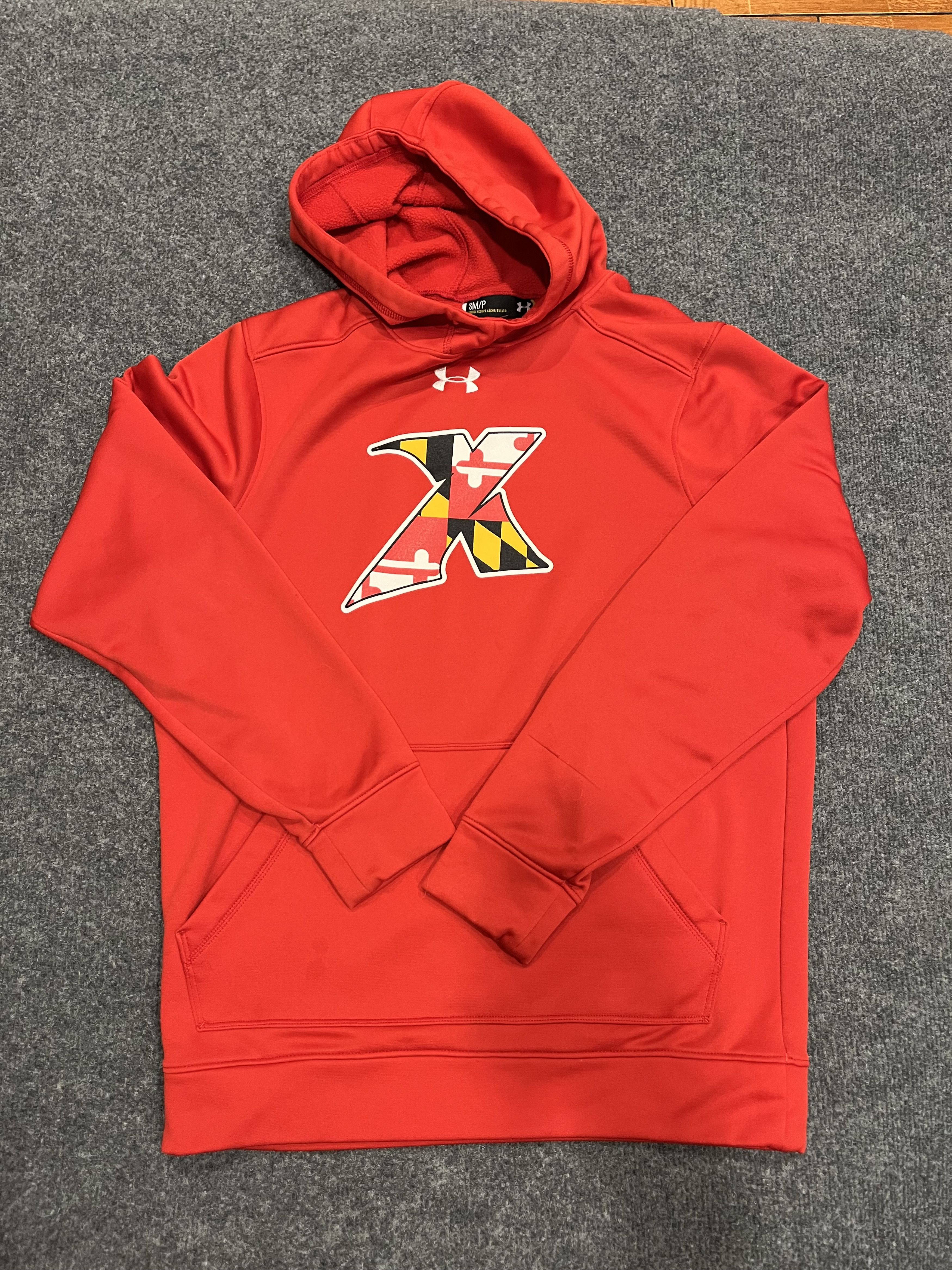 Under Armour underarmour hoodie size small sm/p maryland terps red pullov Size US S / EU 44-46 / 1 - 1 Thumbnail