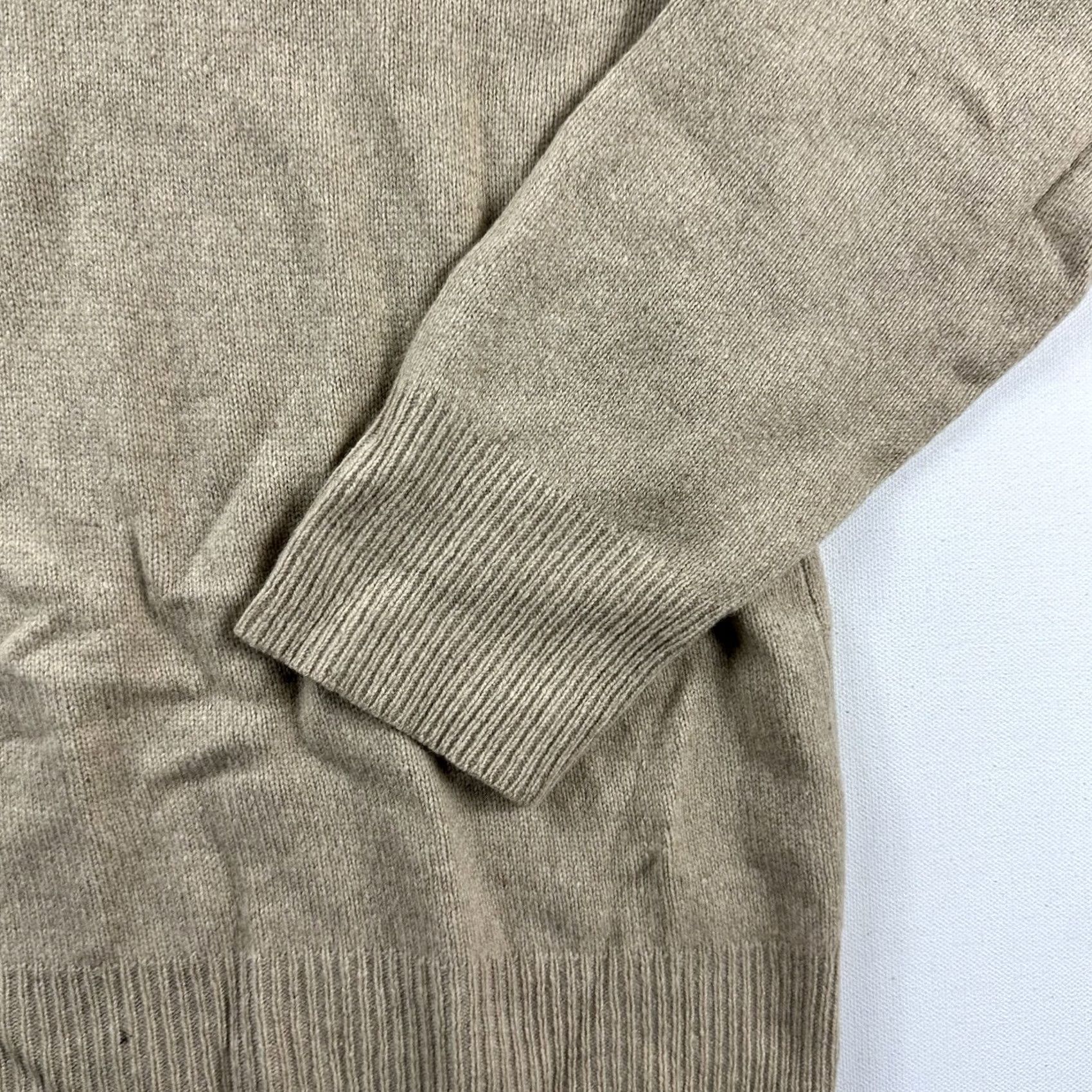 Vintage Vintage Racquet Club Cashmere Sweater Men Large Brown V Neck Size US L / EU 52-54 / 3 - 4 Thumbnail