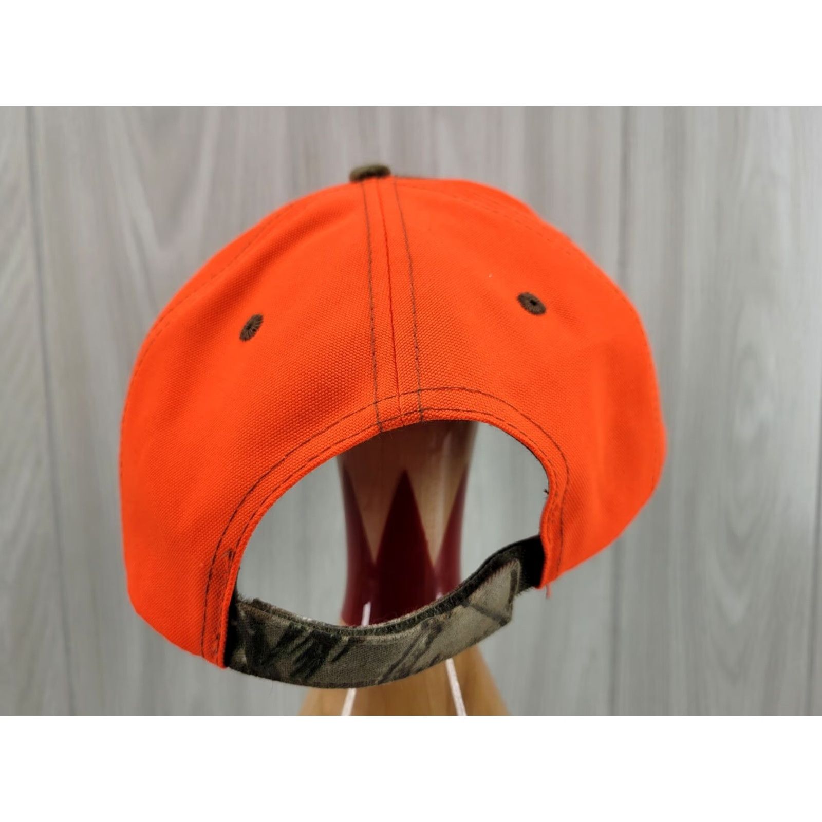 Hunter Cap America AFC Grain Division Hunters Camouflage Orange Hat Mens Adjustable Orange Camouflage Baseball Cap Mens Size ONE SIZE - 6 Thumbnail