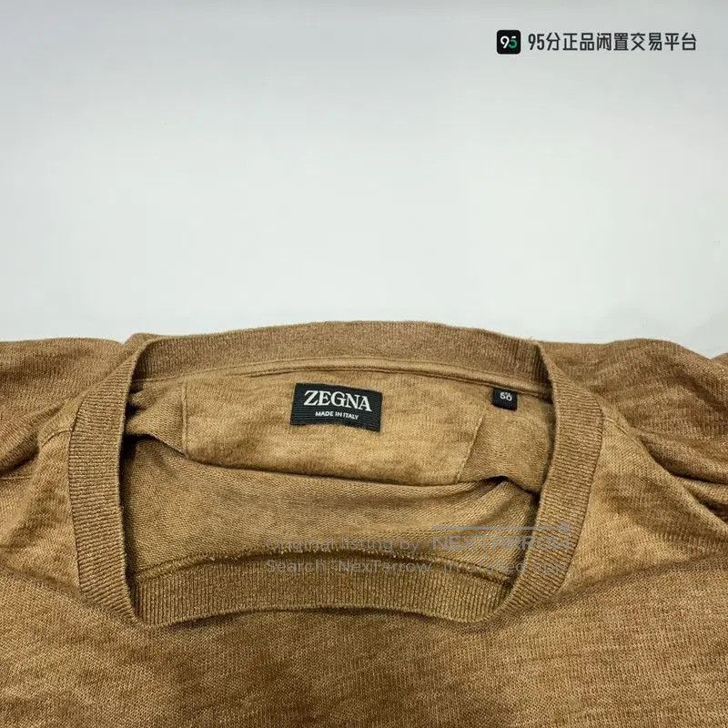 Ermenegildo Zegna Zegna SS24 Men's Solid Crew Neck Short Sleeve T. Size US M / EU 48-50 / 2 - 4 Thumbnail