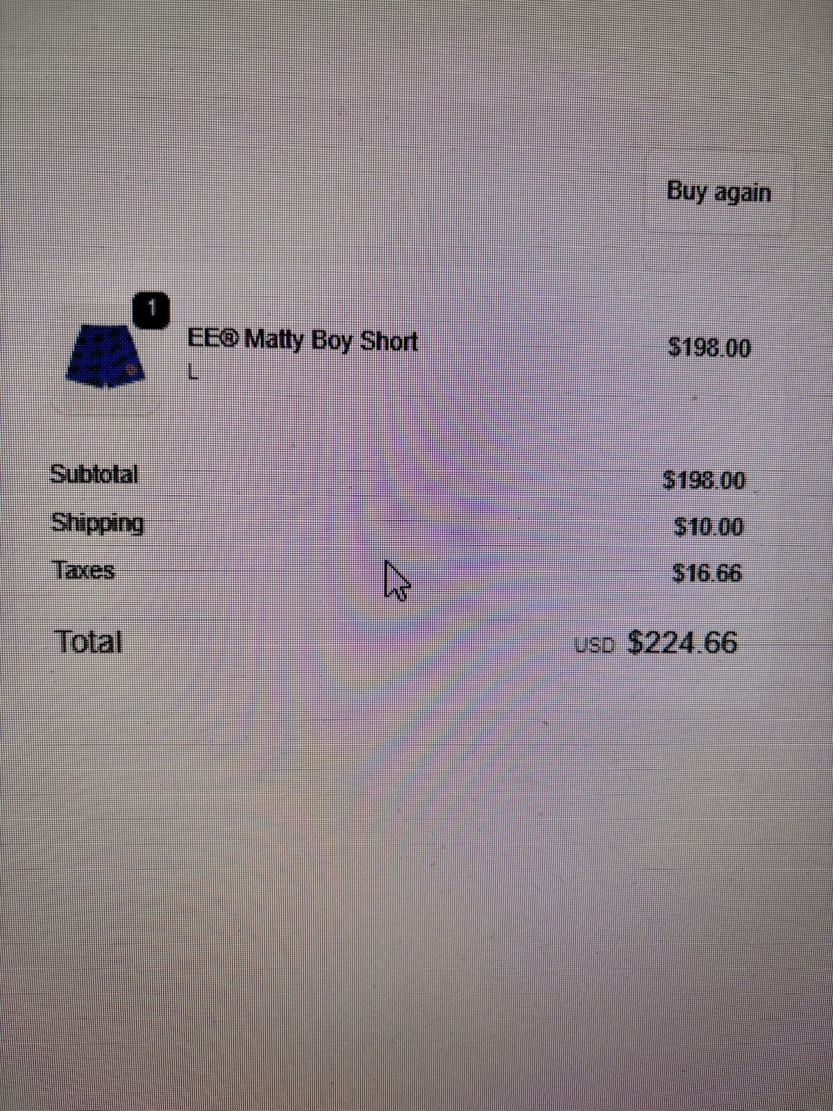 Matty Boy Eric Emanuel Matty Boy Shorts - Blue - Size L Size US 38 / EU 54 - 2 Thumbnail