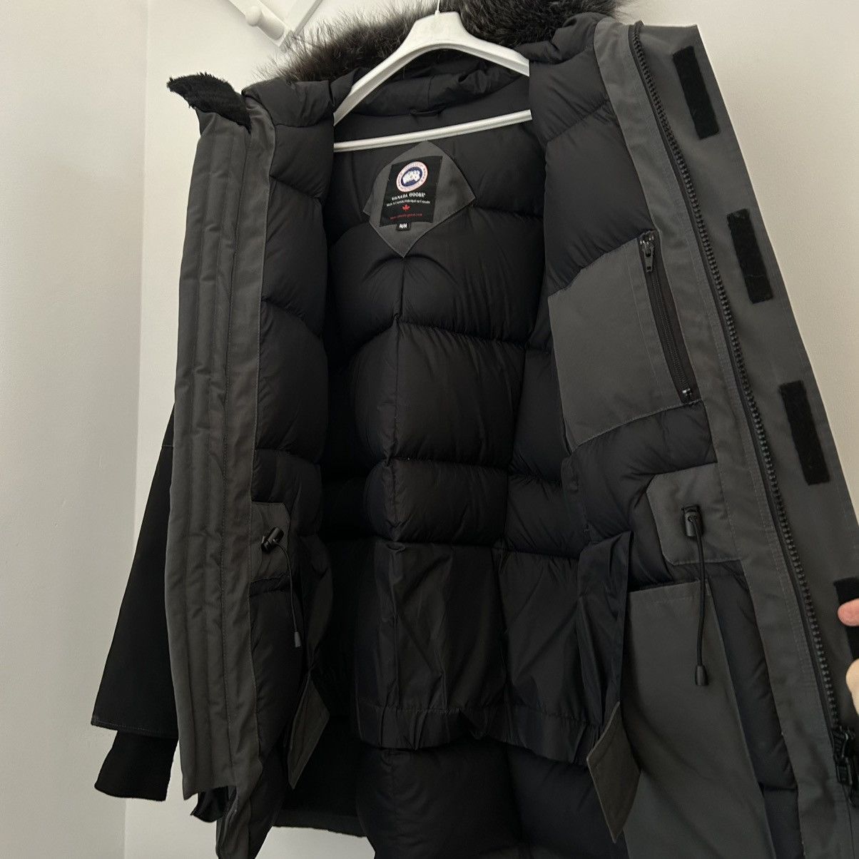 Canada Goose Canada Goose Black Label Fur Expedition Parka Grey Black Size US M / EU 48-50 / 2 - 14 Thumbnail