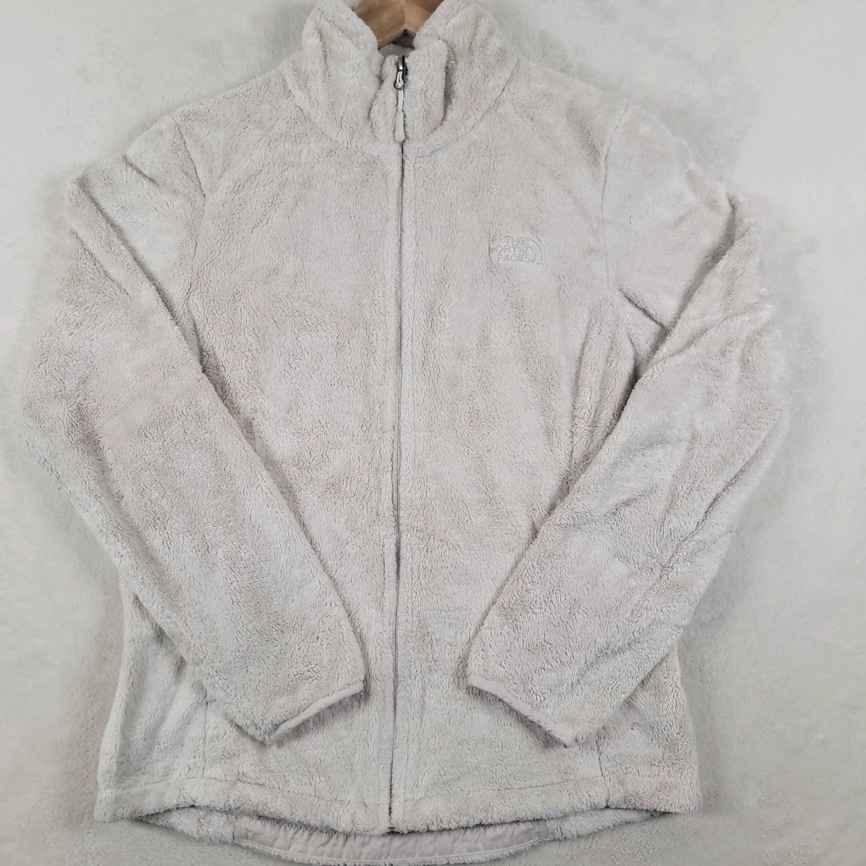 The North Face The North Face Women's Fleece Jacket Liner White Full Zip Mock Neck M Regular Size M / US 6-8 / IT 42-44 - 2 Thumbnail