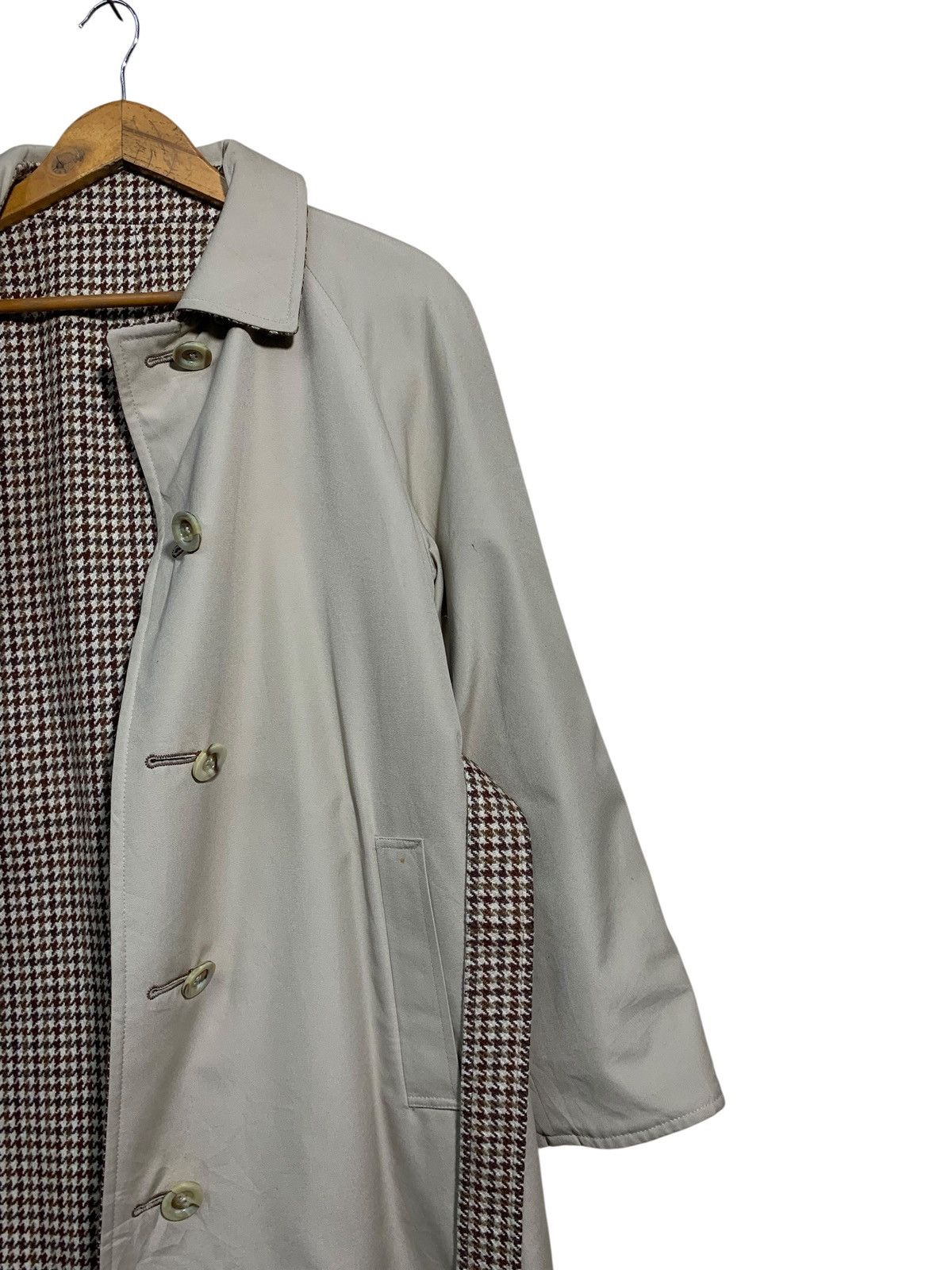 Aquascutum 🔥VTG AQUASCUTUM REVERSIBLE TRENCH COATS WOOL Size M / US 6-8 / IT 42-44 - 9 Thumbnail