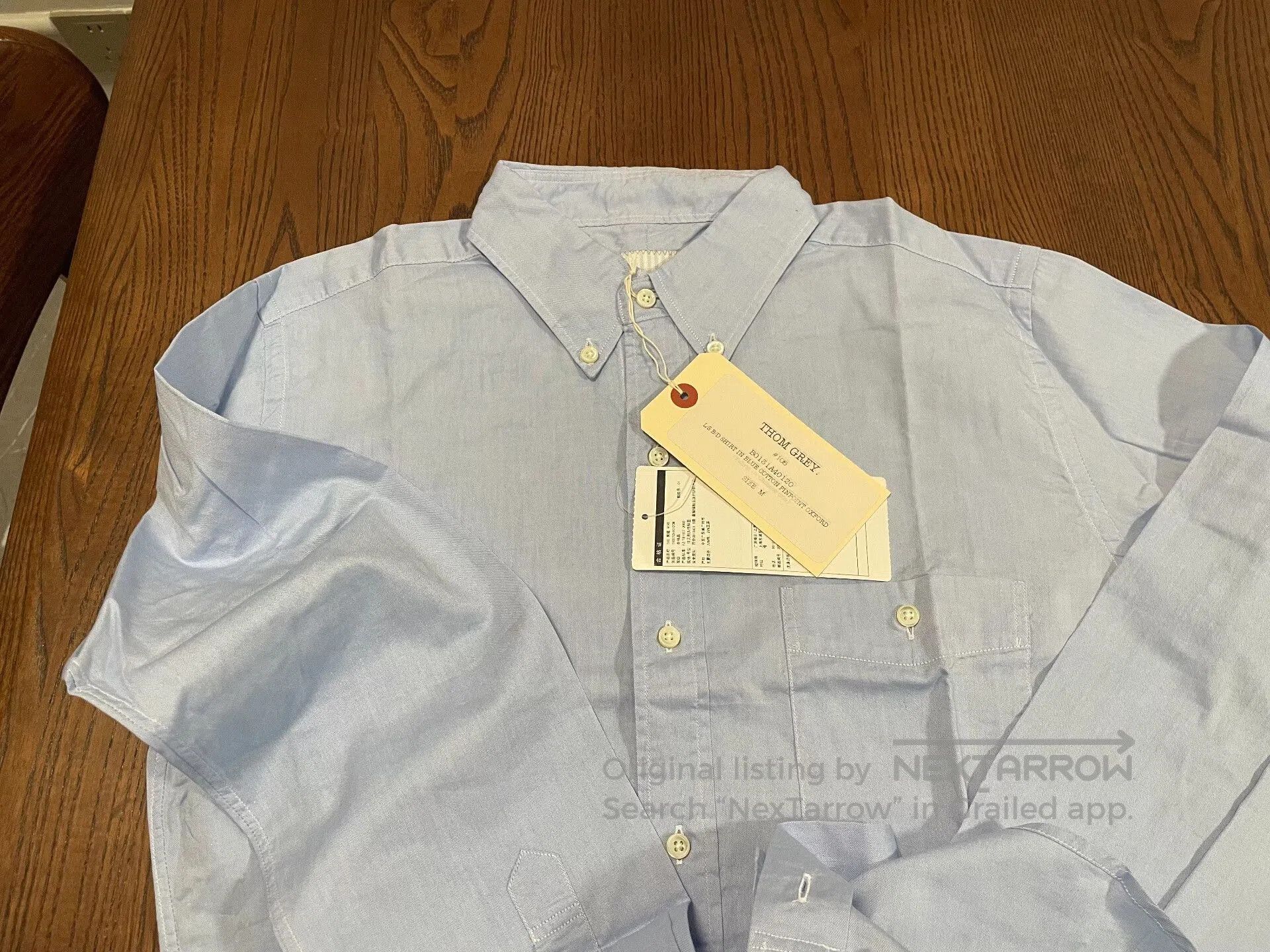 Thom Browne Thom Browne Thom Grey M Casual Shirt. Size US M / EU 48-50 / 2 - 3 Thumbnail