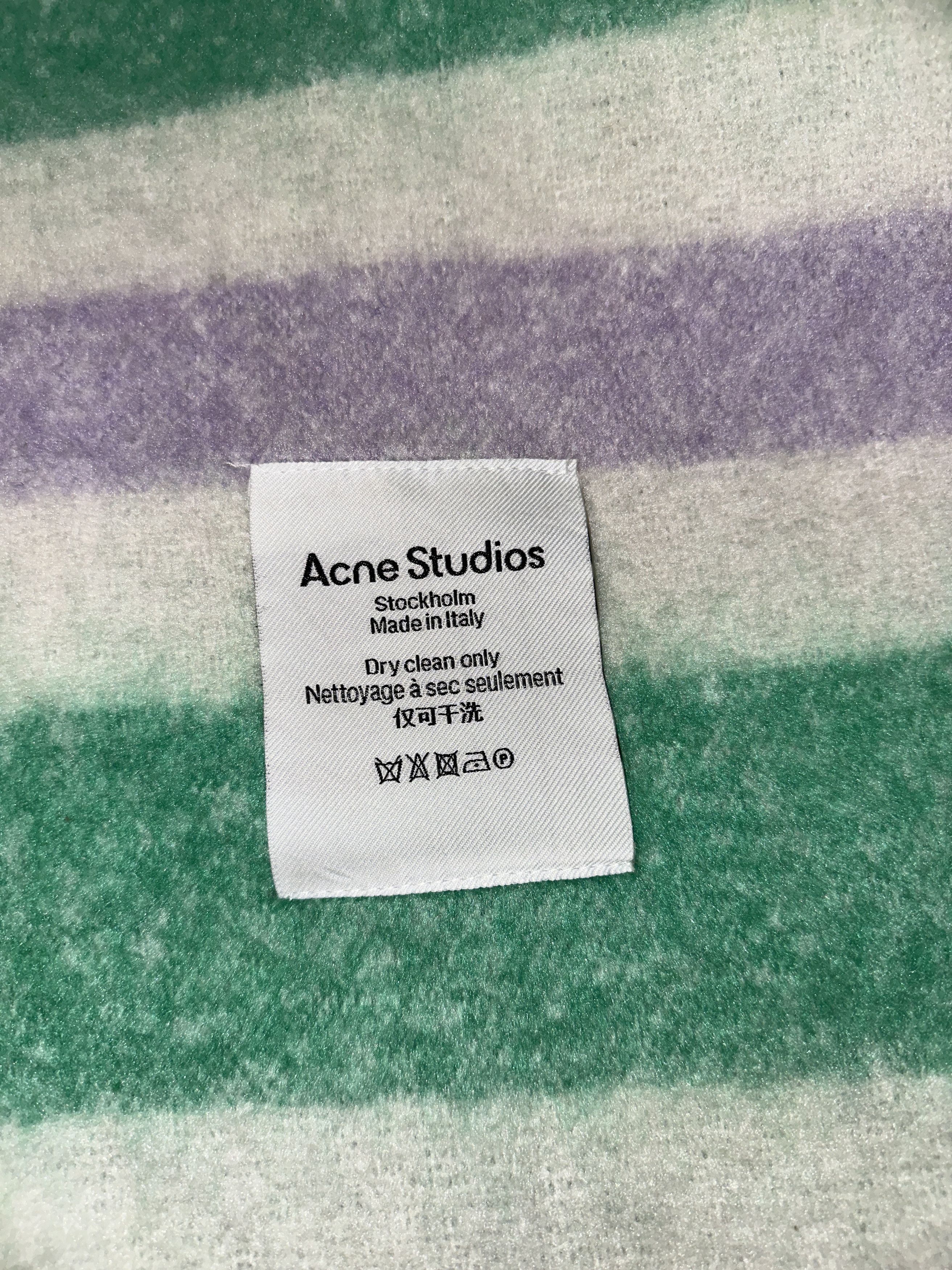 Acne Studios Acne Studios Stockholm Striped Scarf Made Italy 250 x 35 cm Size ONE SIZE - 7 Thumbnail