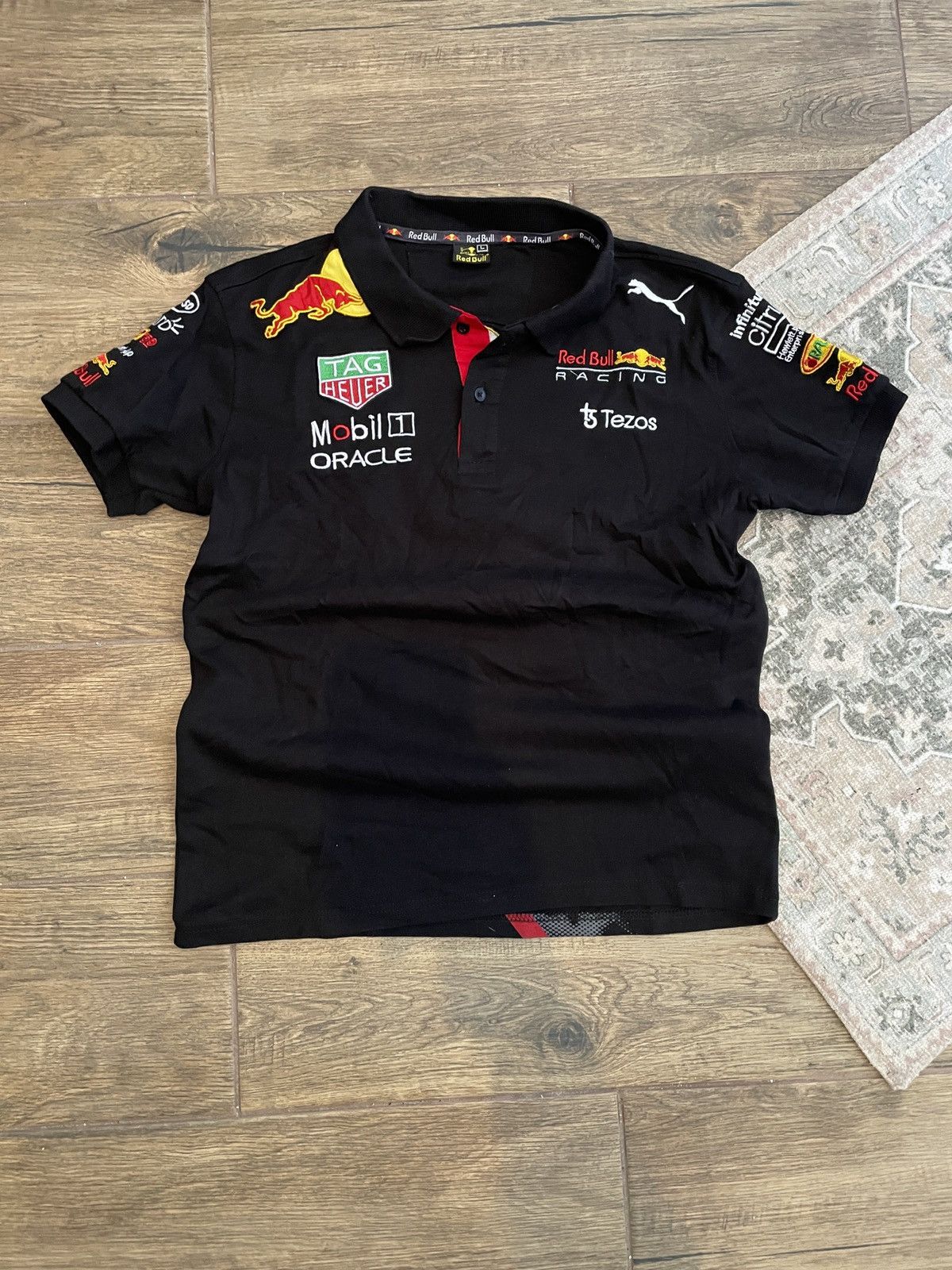 Aston Martin Red Bull Puma Racing T-shirt Formula One Rare