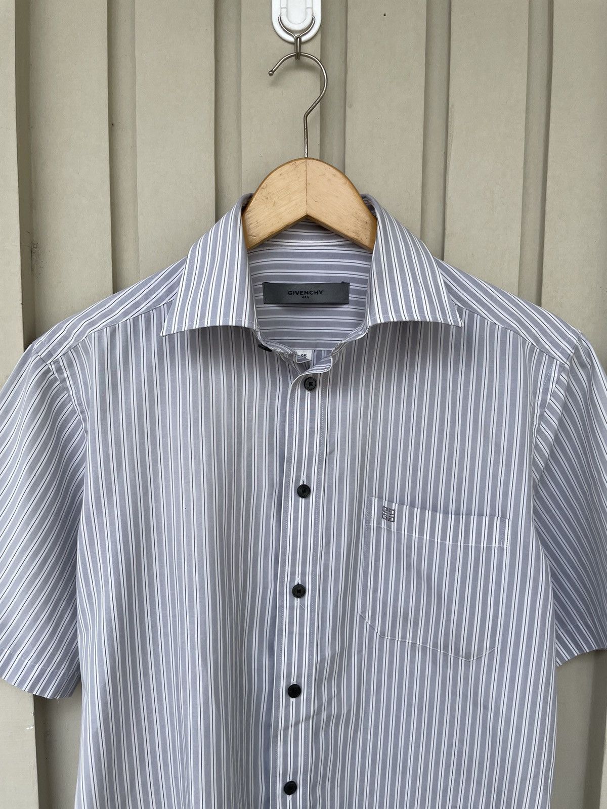 Givenchy Vintage Givenchy Striped Shirt Size US M / EU 48-50 / 2 - 2 Thumbnail