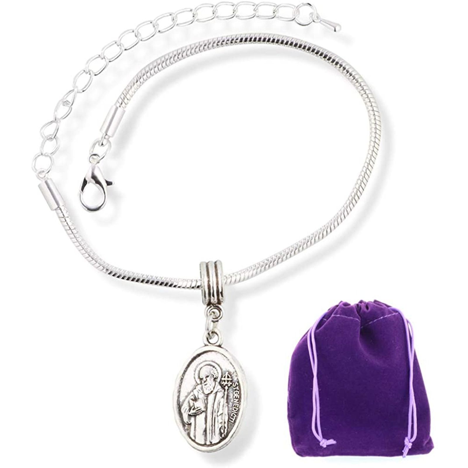 & Other Stories St Benedict Medal San Benito Religious Jewelry Bracelet Size ONE SIZE - 1 Thumbnail