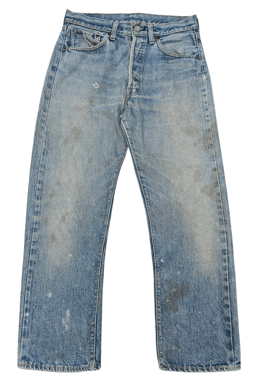 Levi's 60s Vtg Rare Levi's 501 Selvedge , Button no 6 Size US 29 - 1 Thumbnail