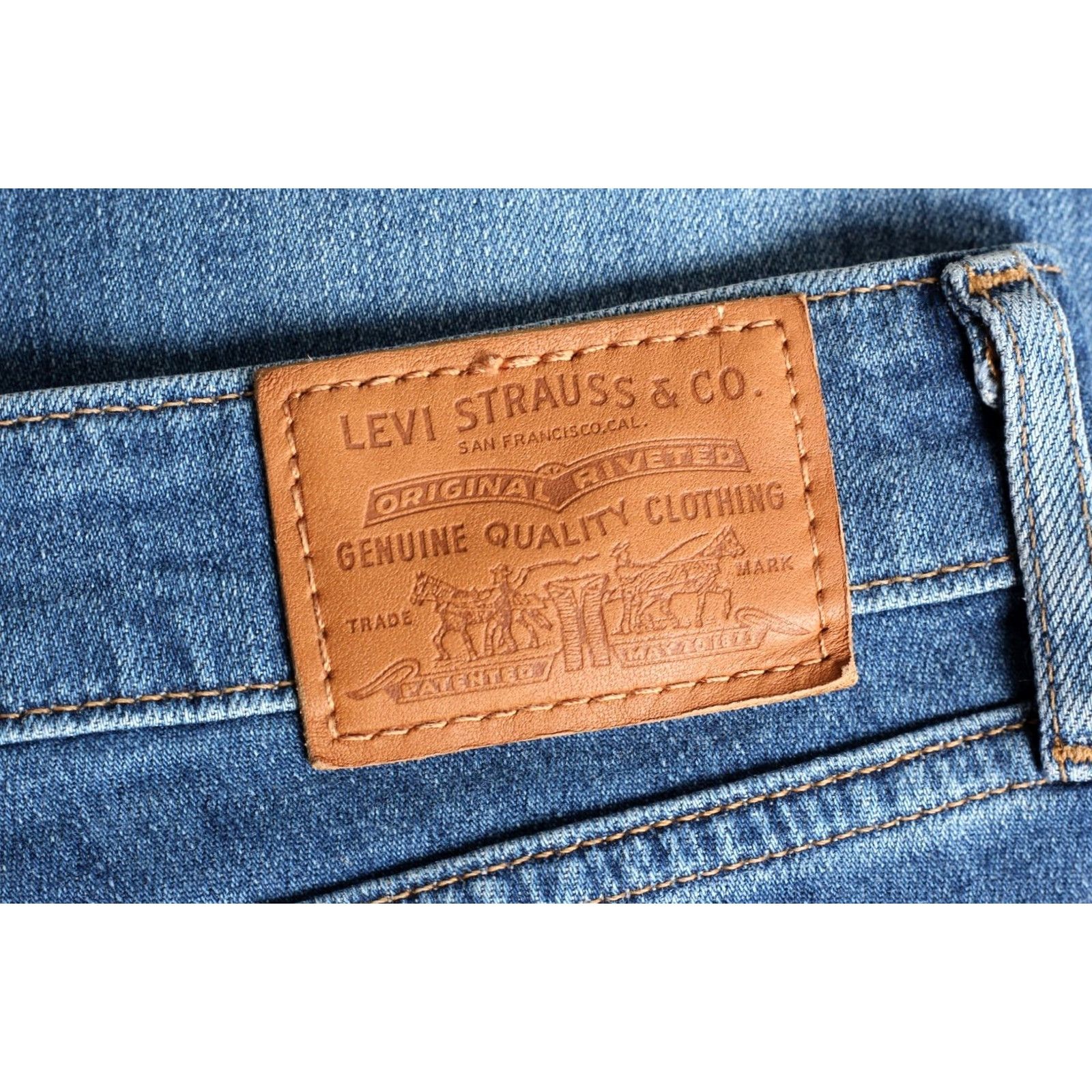 Levi's LEVI’S 721 HIGH RISE SKINNY PREMIUM Stretch Jeans Women W31 L32 DZ7168 Jeans Size 24" / US 00 / IT 34 - 3 Thumbnail