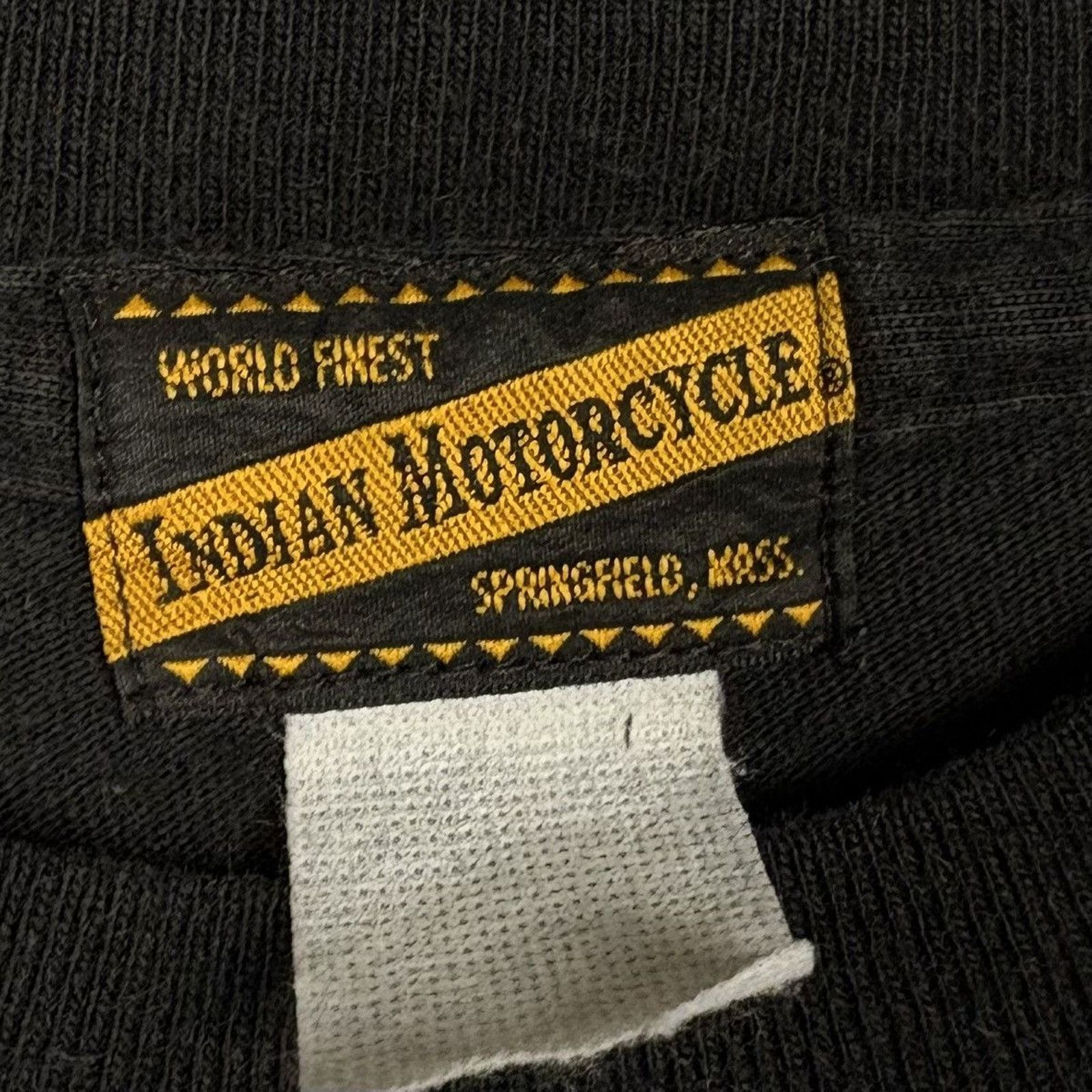 Harley Davidson × Indian Motorcycle × Japanese Brand 🇯🇵INDIAN MOTORCYCLE Cycle Shop Shirt Size US M / EU 48-50 / 2 - 6 Thumbnail