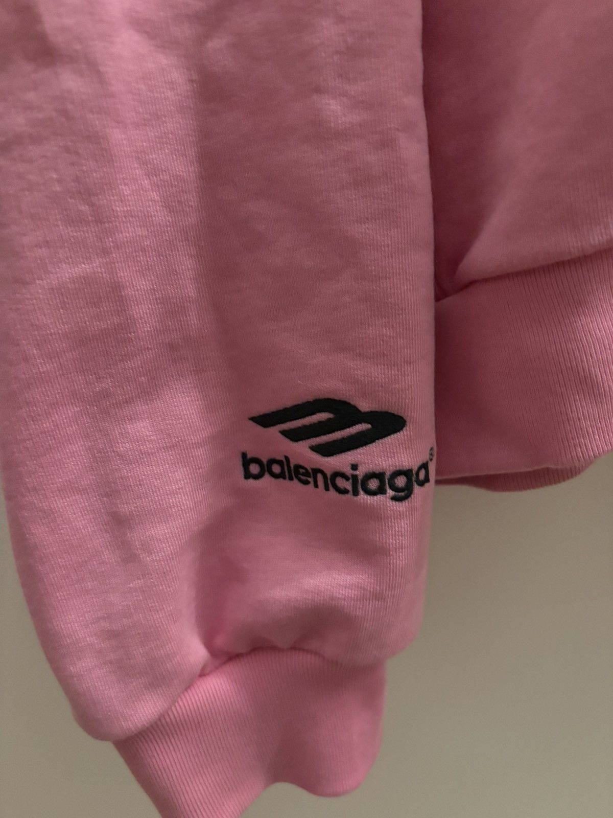 Balenciaga Balenciaga Pink Soccer Zip Up Hoodie Size US S / EU 44-46 / 1 - 5 Thumbnail