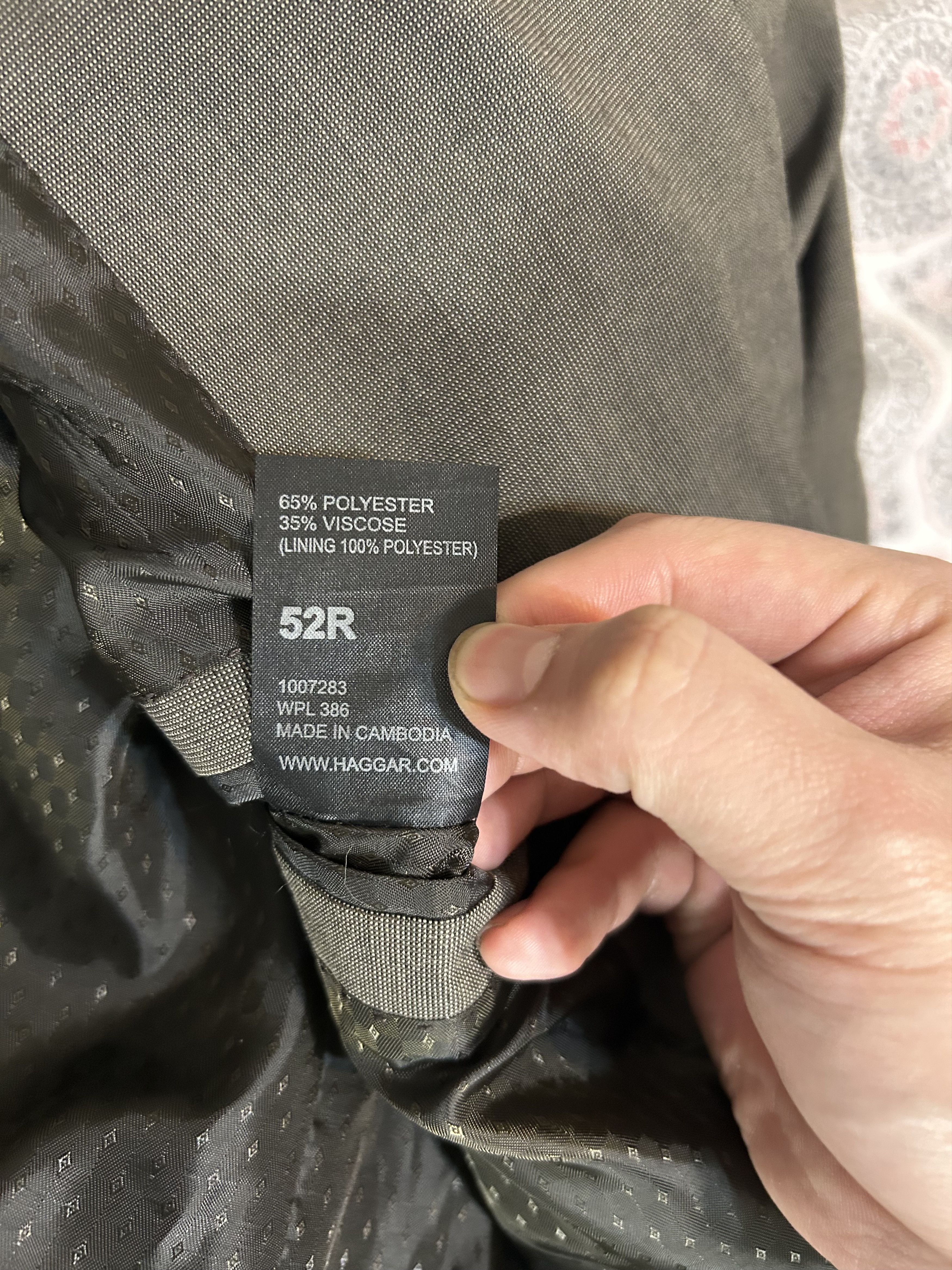 Haggar Haggar Suit Up System Blazer Two Button grey Size 52R - 5 Thumbnail