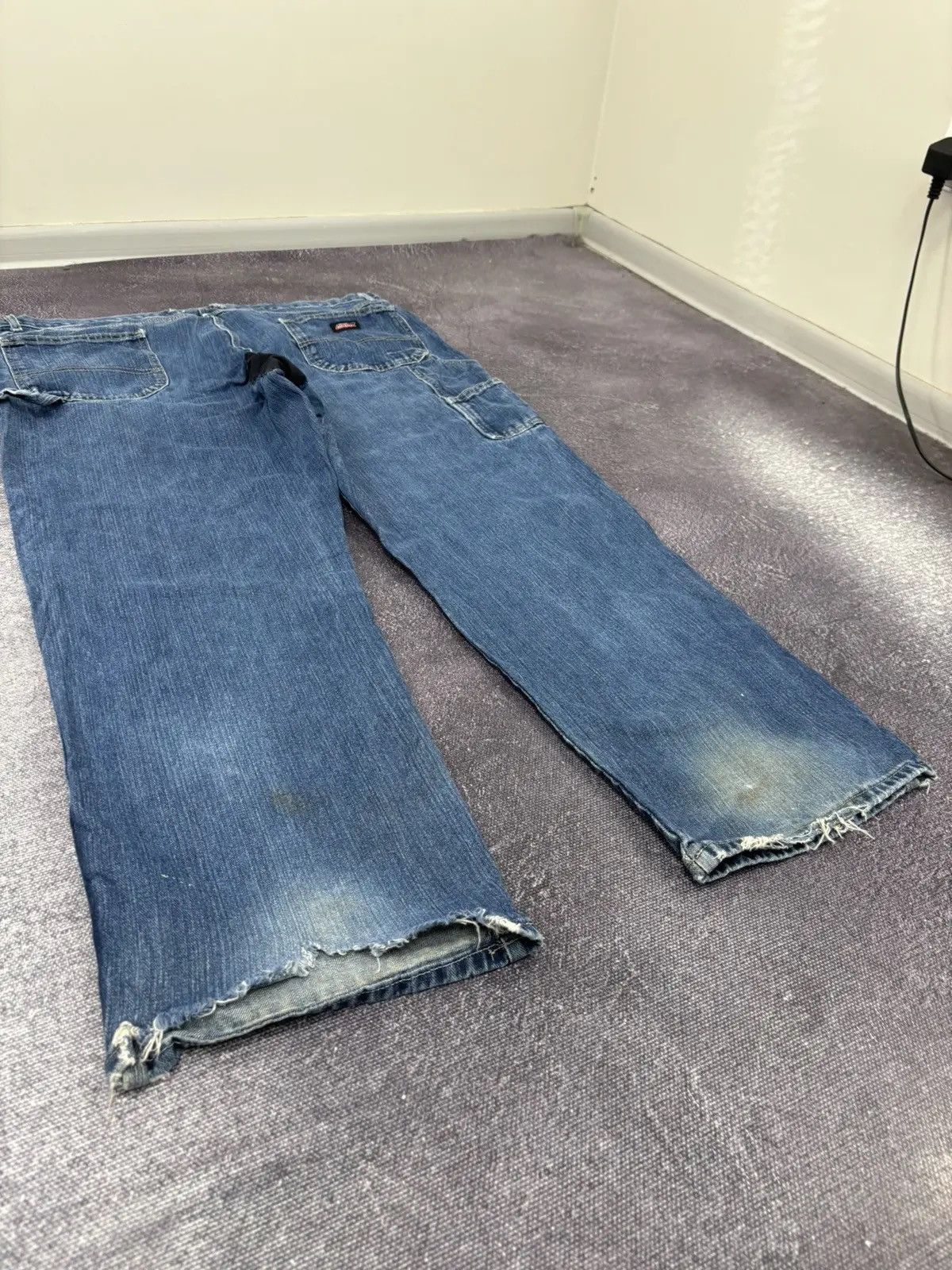 Dickies × Vintage Vintage Dickies Y2K American Faded Denim Hype Baggy Jeans Size US 42 / EU 58 - 3 Thumbnail