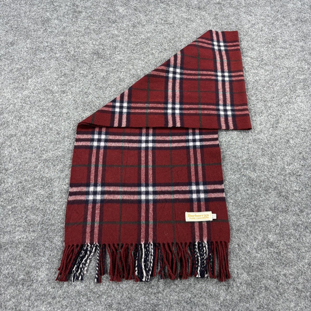Burberry × Vintage Burberry Scarf # D701 # Muffler # Neckwear Size ONE SIZE - 6 Thumbnail