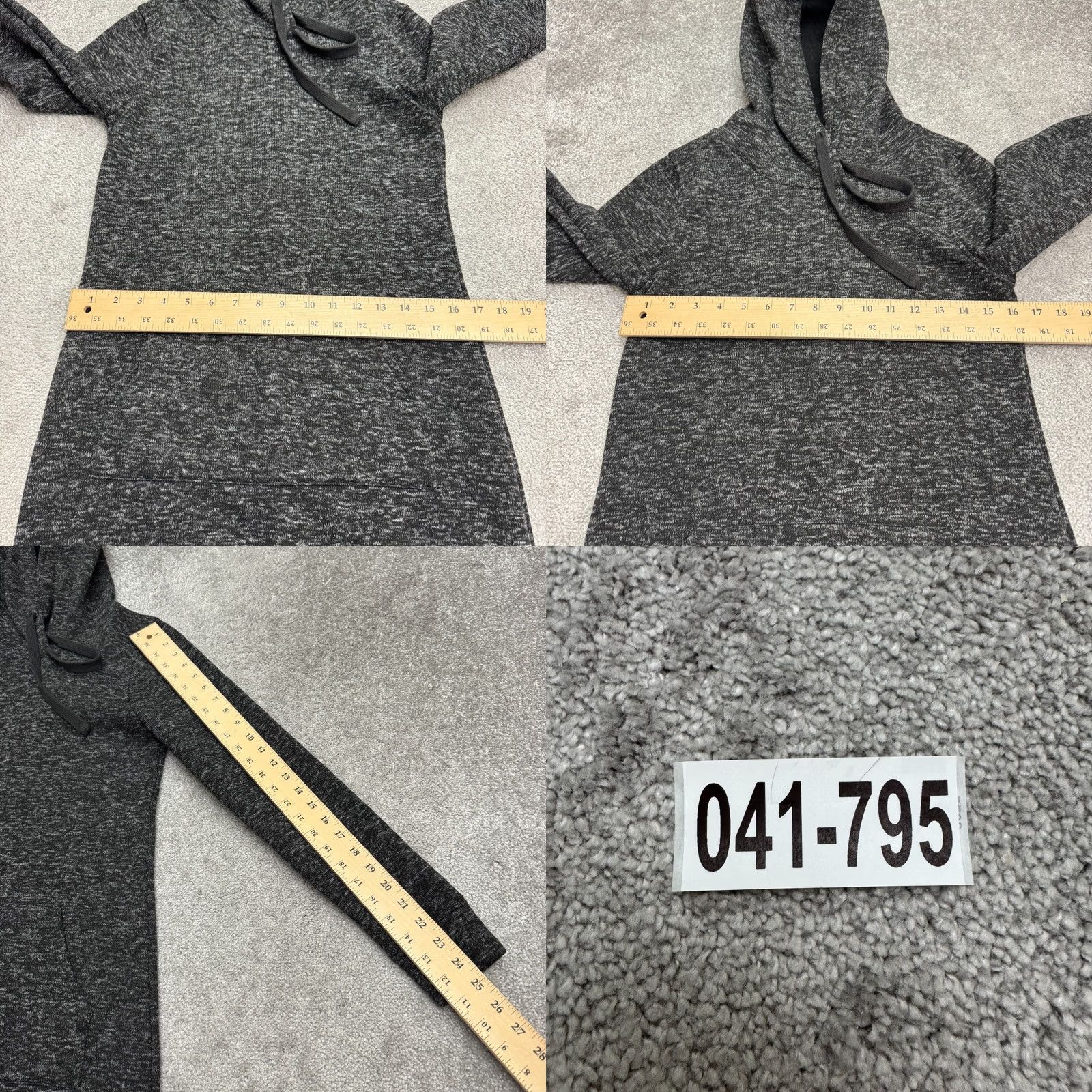 Fabletics Fabletics Hoodie Sweater Dress Womens Small Yukon Charcoal Gray Heathered Size S / US 4 / IT 40 - 8 Thumbnail