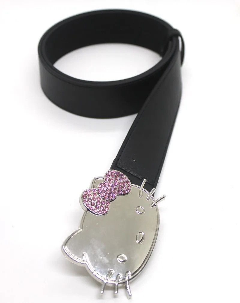 Leather Hello Kitty Pu Leather Belt Size ONE SIZE - 2 Thumbnail