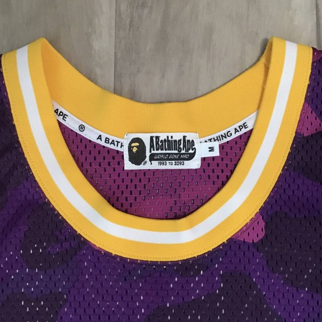Bape BAPE STA Purple camo basketball tank top a bathing ape Size US M / EU 48-50 / 2 - 6 Thumbnail