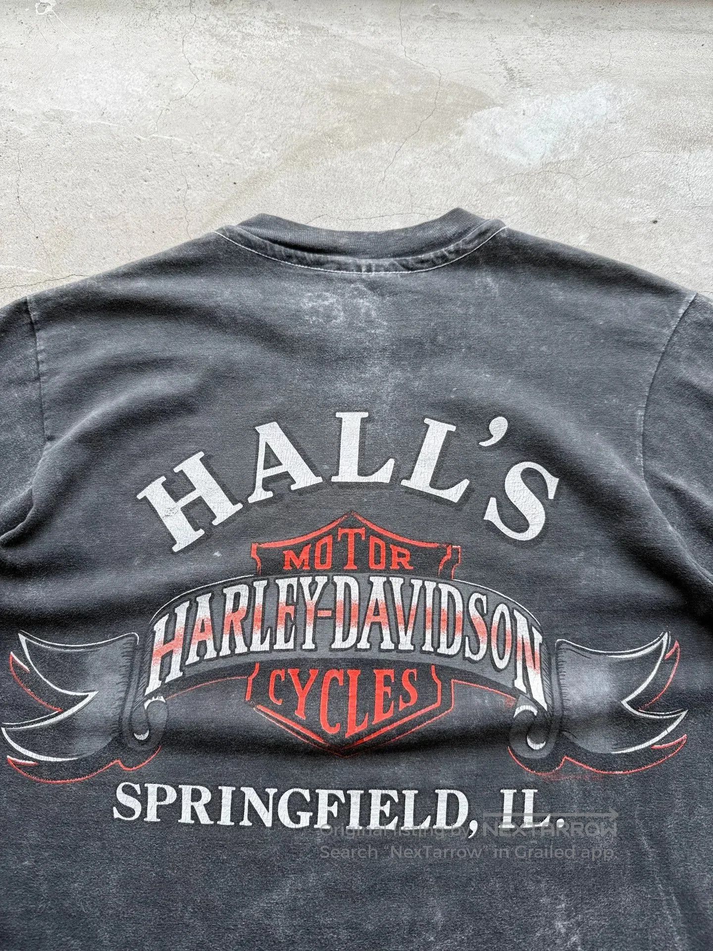 Vintage Vintage 80s Harley Davidson Springfield Tee. Size US M / EU 48-50 / 2 - 8 Thumbnail