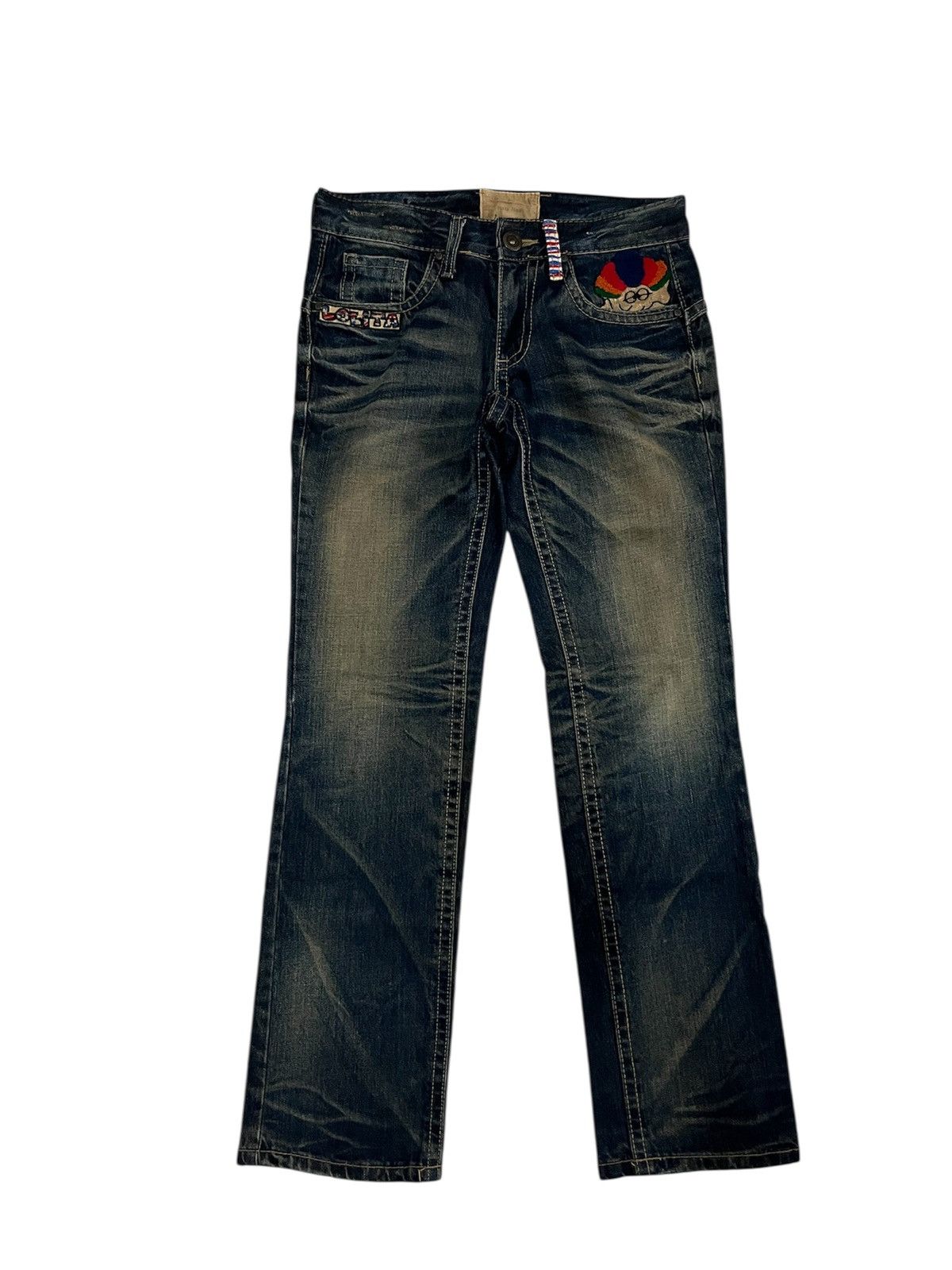 Japanese Brand Yoshitomo Nara Lolita Denim Jeans Size US 30 / EU 46 - 2 Thumbnail