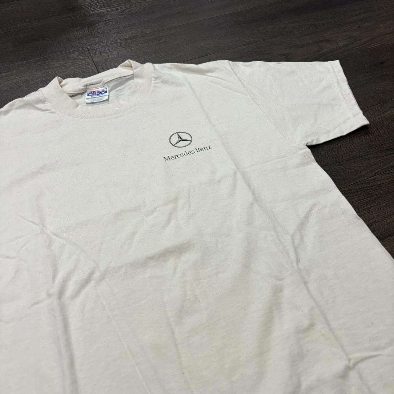 Hanes vintage Mercedes Benz m class t shirt 00s M Size US M / EU 48-50 / 2 - 2 Thumbnail
