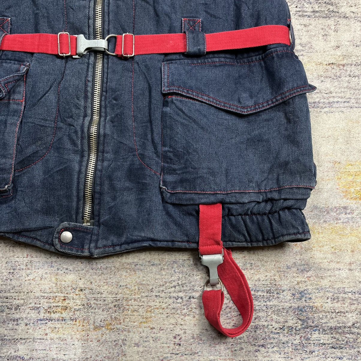 Armani × Vintage Vintage 90s Armani Jeans bondage vest Size US M / EU 48-50 / 2 - 3 Thumbnail