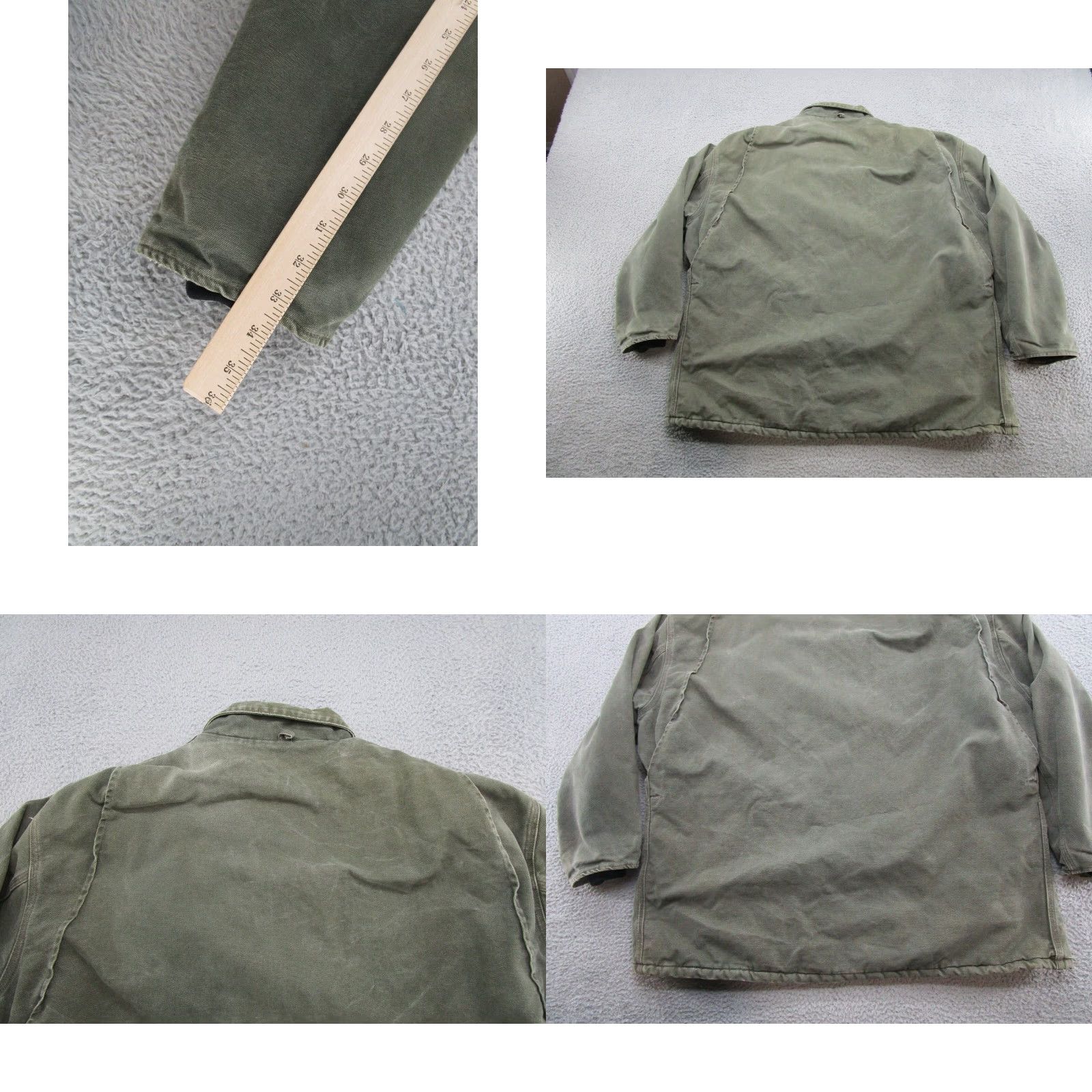 Carhartt VINTAGE Carhartt Coat Overcoat 2XL Mens Green 90s Insulated Canvas Long Jacket/Coat Mens Size US XXL / EU 58 / 5 - 8 Thumbnail