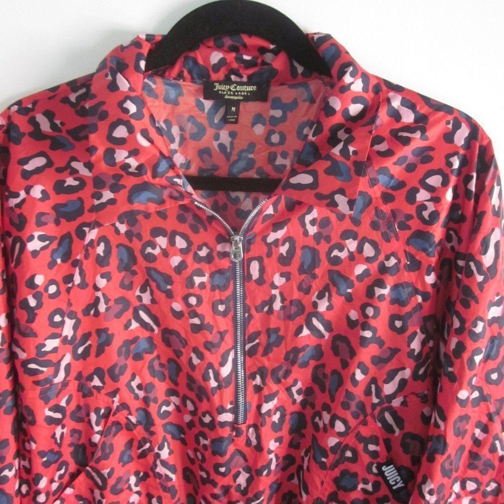 Juicy Couture Juicy Couture Psycho Red Hyper Leopard Nylon Track Jacket Si Size M / US 6-8 / IT 42-44 - 6 Thumbnail
