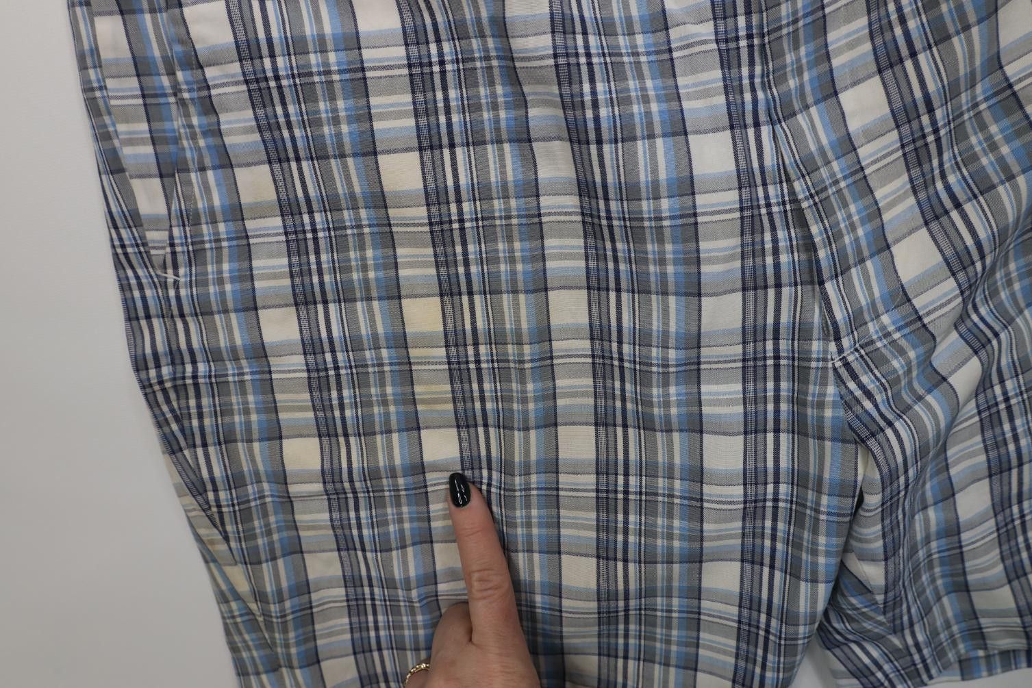 Vintage Vintage 70s Streetwear Above Knee Madras Plaid Chino Shorts Size US 36 / EU 52 - 5 Thumbnail