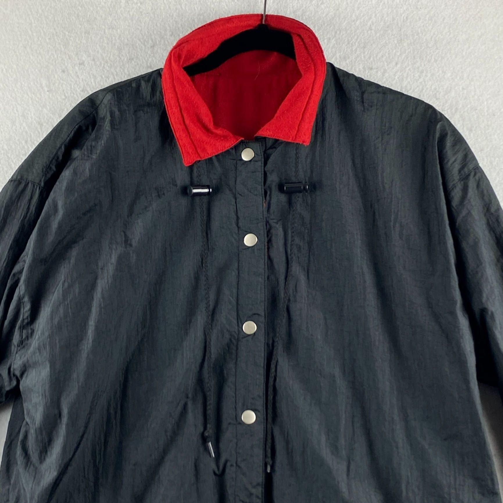 MooRER VINTAGE Jennifer Moore Jacket Mens M Black Red Reversible Snap Button Jacket Mens M Black Red Reversible Button Snap Size US M / EU 48-50 / 2 - 4 Thumbnail