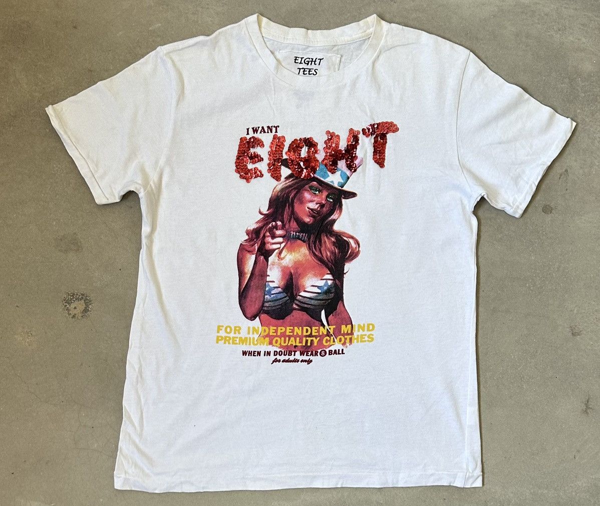 Japanese Brand VINTAGE EIGHTBALL EIGHT TEES JAPAN TEE Size US M / EU 48-50 / 2 - 1 Thumbnail