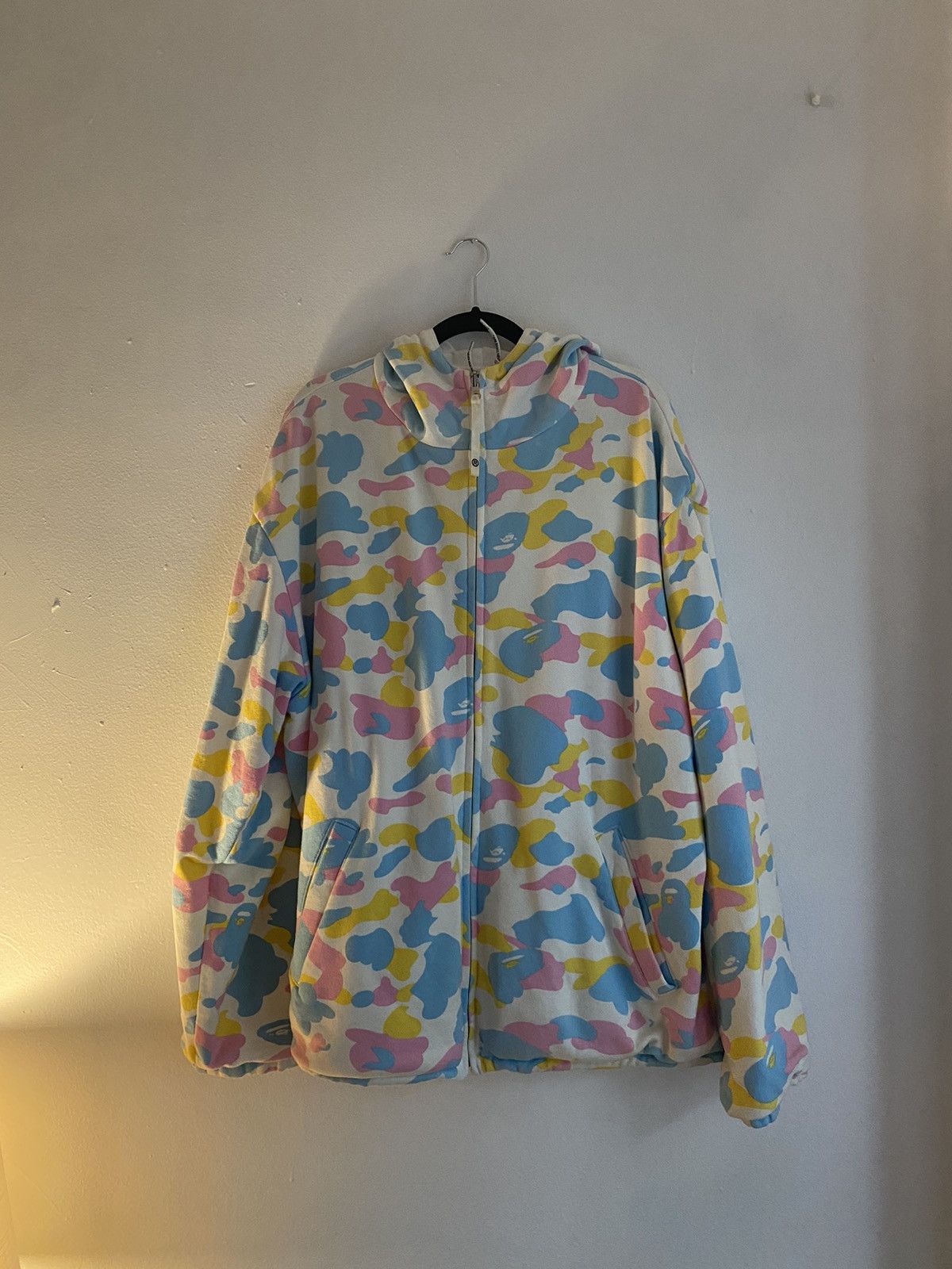 Bape Cotton Candy Camo Reversible Jacket Size US XL / EU 56 / 4 - 1 Thumbnail