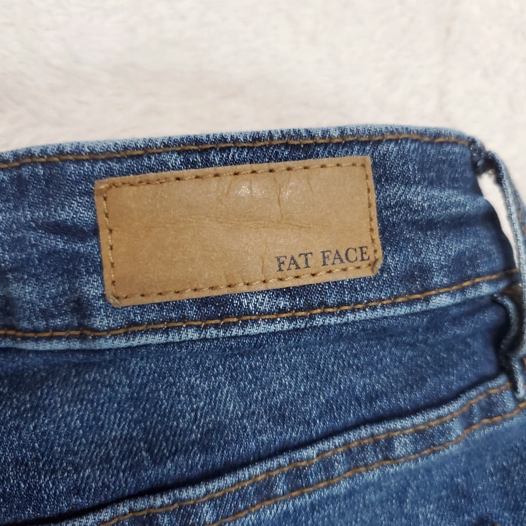 FatFace VINTAGE Fat Face Jeans Women Slim Cargo Sway Patch Pocket Eco Denim 26x27 Blue 98% Cotton 2% Elastane Size 30" / US 8 / IT 44 - 7 Thumbnail