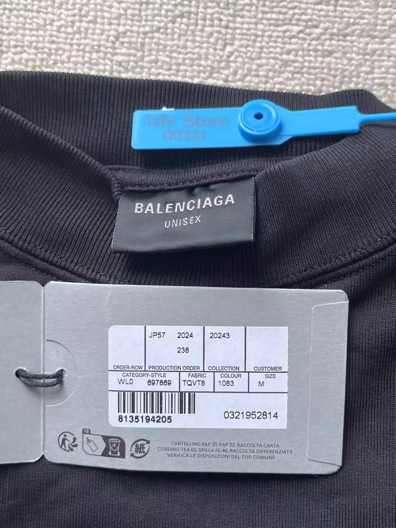 Balenciaga Balenciaga Letter reflective logo crewneck sweatshirt Size M / US 6-8 / IT 42-44 - 5 Thumbnail