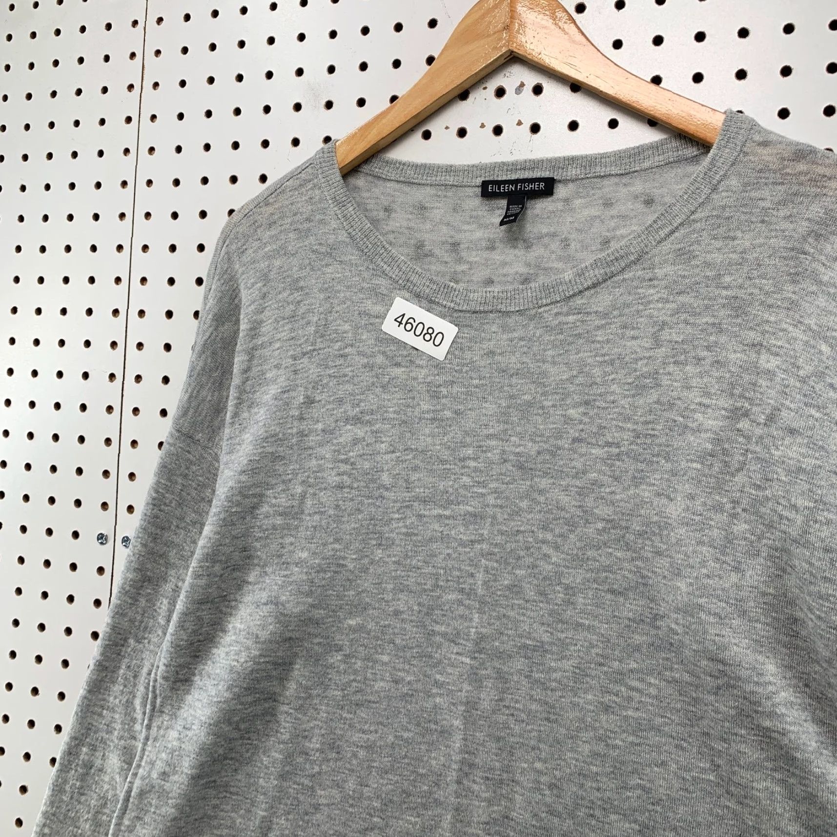 Eileen Fisher Eileen Fisher Merino Wool Tunic Dress Women Medium Gray Long Sleeve Soft Size M / US 6-8 / IT 42-44 - 4 Thumbnail