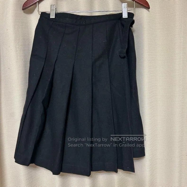Other Comme Des Garcons size S Ladies' Skirt Apron Style Woolen Size 23" - 2 Thumbnail