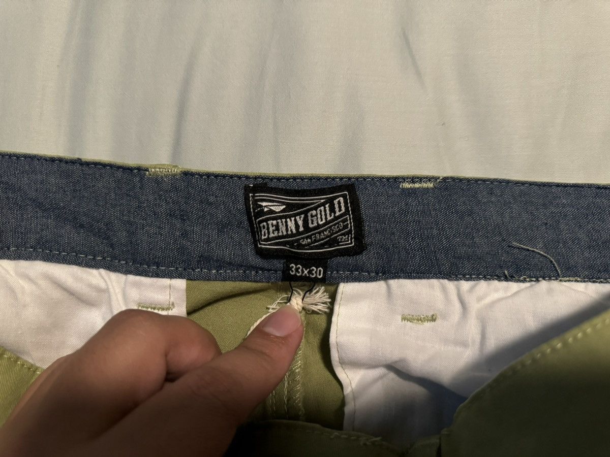 Benny Gold Benny Gold Olive Chino Pants Size 33x30 Size US 33 - 4 Thumbnail