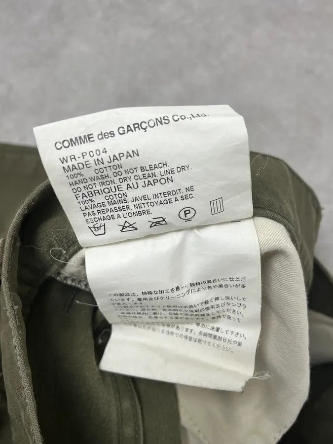 Junya Watanabe AW2006 Junya Watanabe Khaki Green Rebel Chinos Pants Size US 30 / EU 46 - 12 Thumbnail