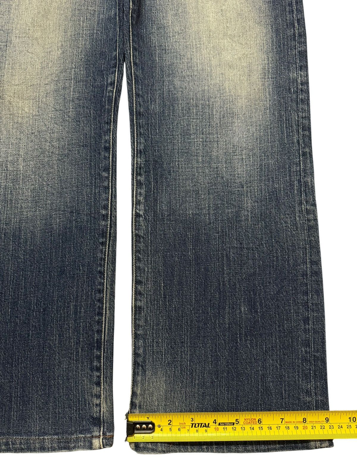 14th Addiction Vintage Y2K Japanese Brand Blue Faded Wash Relaxed Wide Leg Size US 32 / EU 48 - 13 Thumbnail