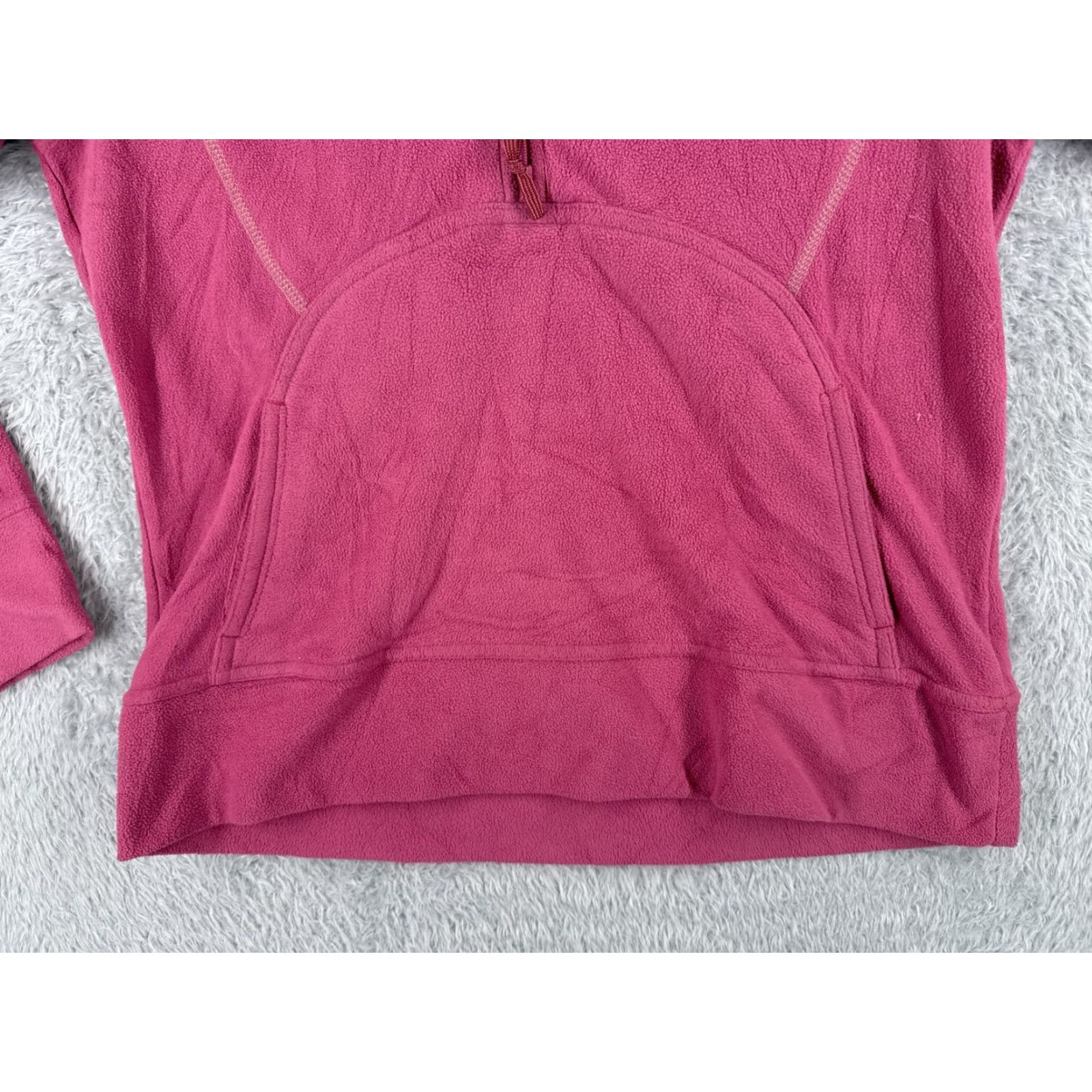 The North Face The North Face Hoodie Women L Pink Pullover Mock Neck Fleece 100% Polyester Regular Fit All Seasons Pockets Casual Activewear Size L / US 10 / IT 46 - 5 Thumbnail